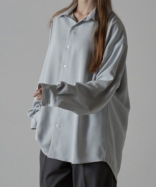 CIASENSE シャツ Loose silhouette Regular collar shirt /setup