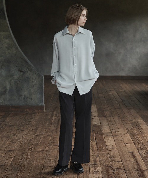 CIASENSE シャツ Loose silhouette Regular collar shirt /setup