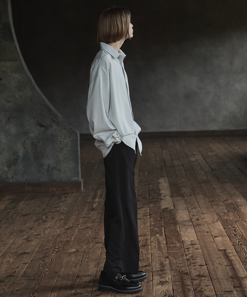 CIASENSE シャツ Loose silhouette Regular collar shirt /setup