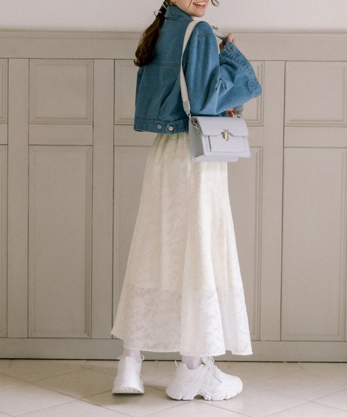 大きいサイズ、OLIVE des OLIVE、フレアスカート OLIVE des スカート フロントZIPフレアスカート : ZOZOTOWN