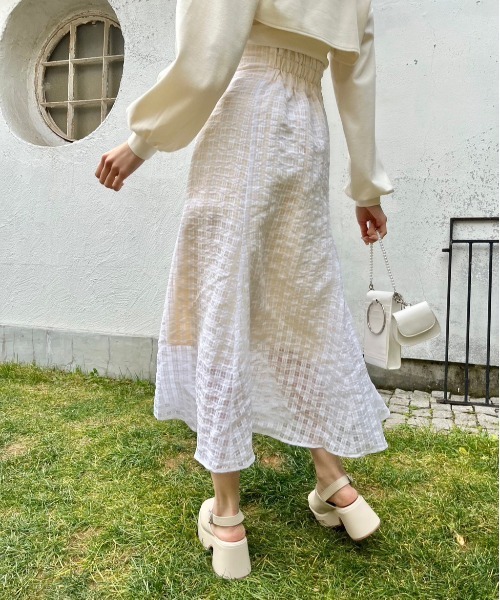 大きいサイズ、OLIVE des OLIVE、フレアスカート OLIVE des スカート フロントZIPフレアスカート : ZOZOTOWN