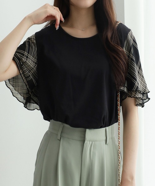 tシャツ シフォンティアード半袖Tシャツ レディース 楽天市場】ティゴラ TIGORA レディース 半袖Tシャツ コットン