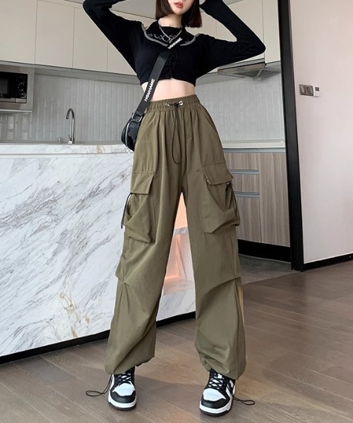 カーゴパンツ 「ロングシーズン大活躍」ストリート レディース