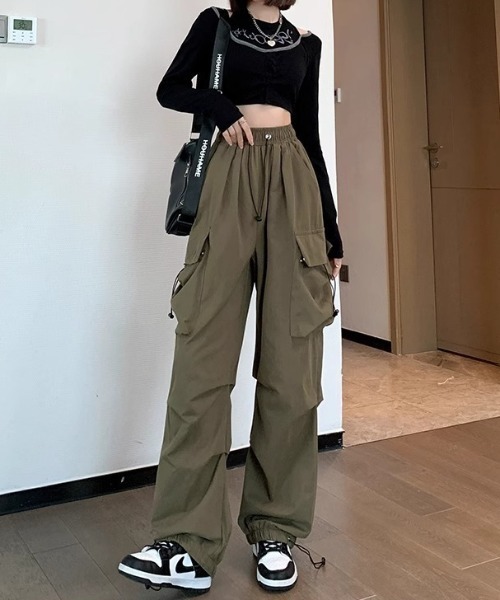 カーゴパンツ 「ロングシーズン大活躍」ストリート レディース