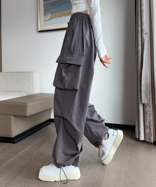 カーゴパンツ 「春〜秋まで長く使える」ストリート レディース