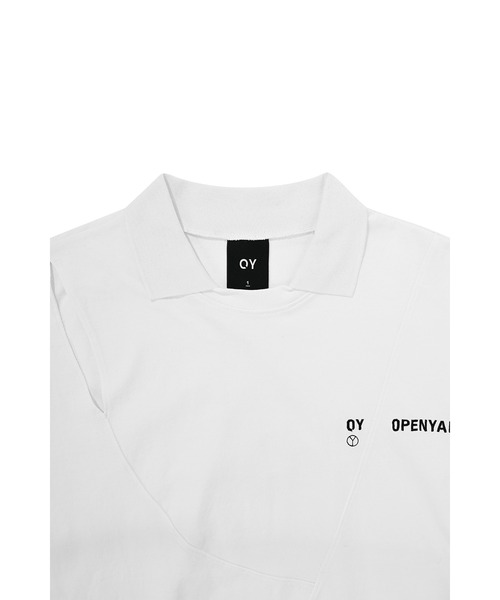 OY tシャツ 「OY/オーワイ」 CUT-OUT LOGO COLLAR T/カットロゴ