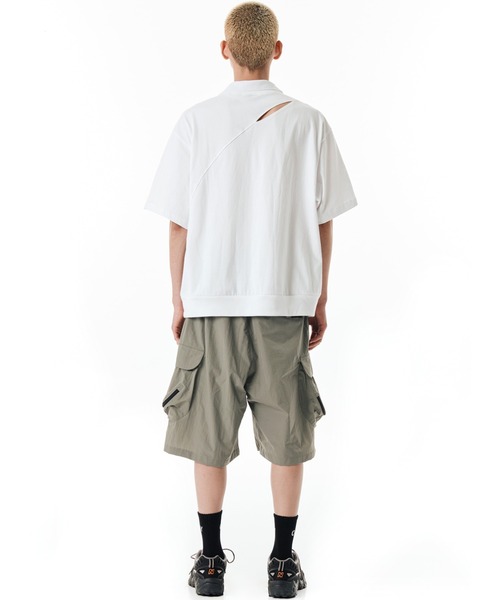 OY tシャツ 「OY/オーワイ」 CUT-OUT LOGO COLLAR T/カットロゴ