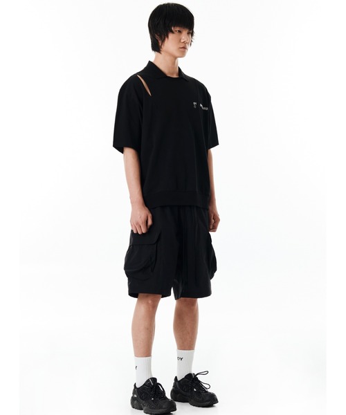 OY tシャツ 「OY/オーワイ」 CUT-OUT LOGO COLLAR T/カットロゴ