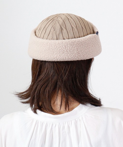 Well-Tailored ニット帽 ニットキャップ Well-Tailored CABLE KNIT BOA