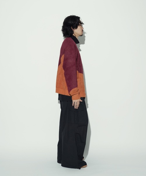 HUF（ハフ） カーディガン MERGED CARDIGAN マージド カーディガン