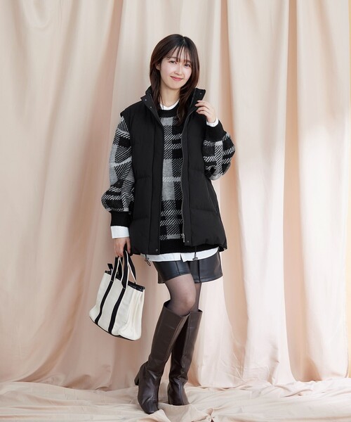 Tiaclasse ダウンコート ダウンジャケット 「安田美沙子さん着用・4way