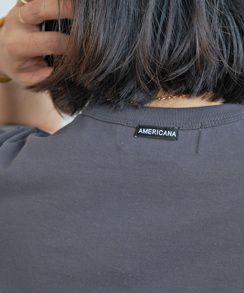 AMERICANA tシャツ 「AMERICANA/アメリカーナ」AMRCN Tシャツ
