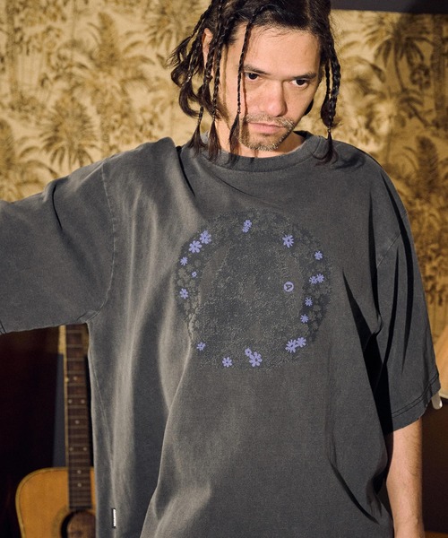 ADAM PATEK tシャツ ADAMPATEK/flower anarchy short sleeve