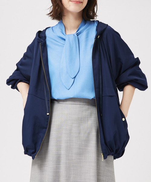 abahouse mavie ブルゾン アウター 撥水ギャザーマウンテン