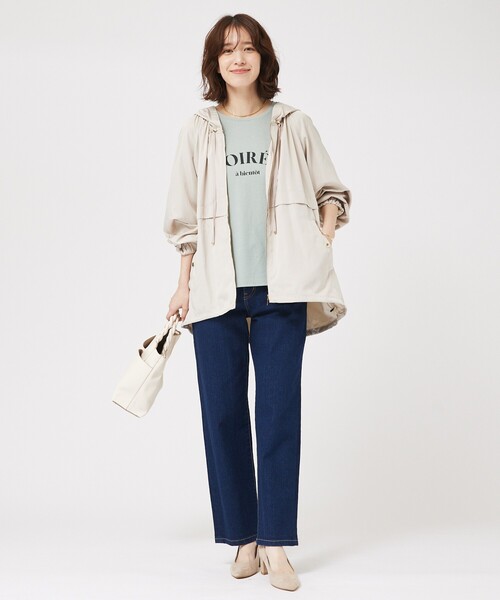 abahouse mavie❣️2025年春物❣️定価13200円 abahouse mavie（アバハウスマヴィ） ブルゾン アウター 撥水ギャザー