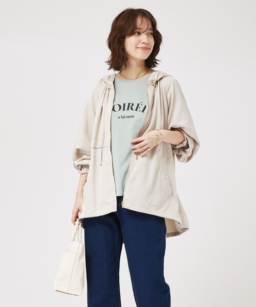 abahouse mavie❣️2025年春物❣️定価13200円 abahouse mavie（アバハウスマヴィ） ブルゾン アウター 撥水ギャザー