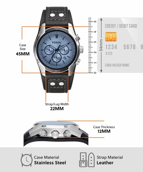 FOSSIL（フォッシル） 腕時計 Coachman CH2564 メンズ : ZOZOTOWN 