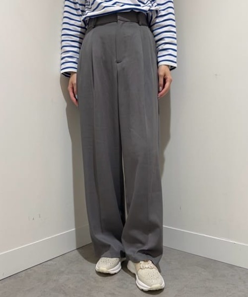 Rodeo Crowns ブラックリボンワイドパンツ RODEO CROWNS WIDE BOWL スラックス パンツ ダブルタックワイド
