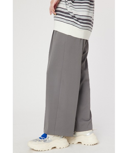 RODEO CROWNS ダークグレー ワイドパンツ RODEO CROWNS WIDE BOWL | 2TUCK WIDE スラックス (パンツ