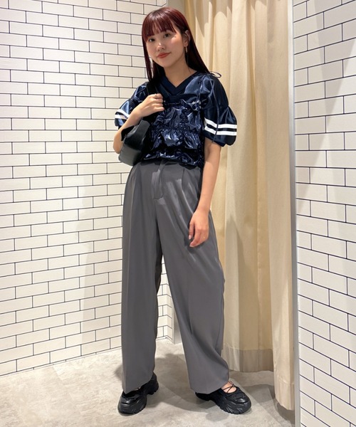 RODEO CROWNS WIDE BOWL スラックス パンツ ダブルタックワイド