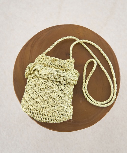 ROPE' PICNIC ショルダーバッグ バッグ メタリックヤーン