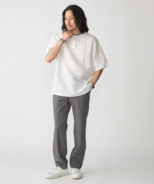 SHIPS tシャツ SHIPS: Herdmans リネン 2WAY プルオーバー T