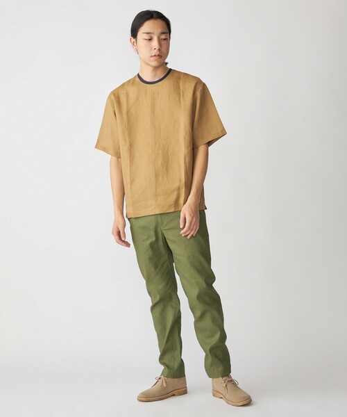 SHIPS: Herdmans リネン 2WAY プルオーバー Tシャツ SHIPS tシャツ SHIPS: Herdmans リネン 2WAY プルオーバー T