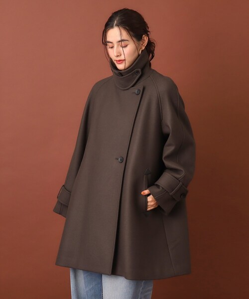 DRESSTERIOR コート アウター 「ウール混/2WAY」Aラインショート