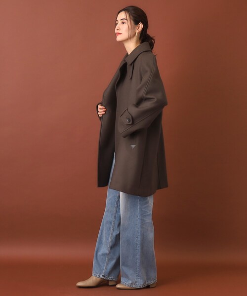 CHICWISH★ウール混ダブルコート 2色入り☆ Wool-Blended Coat - OUTERS - Retro, Indie and Unique Fashion