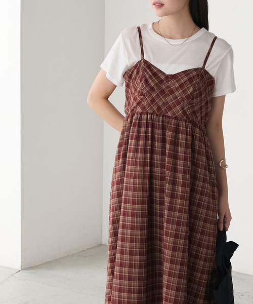 極美品♡フォクシー♡チェック　ワンピース forksy.（フォルクシー） ワンピース 夏 「forksy.」チェック柄