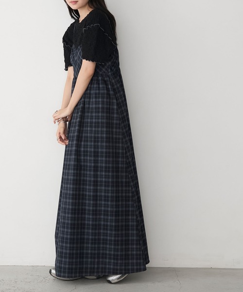 極美品♡フォクシー♡チェック　ワンピース forksy.（フォルクシー） ワンピース 「forksy.」チェック柄