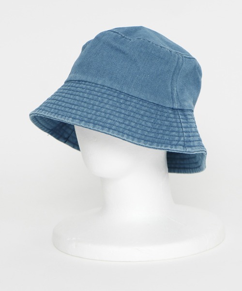 帽子 ハット デニムバケットハット2 レディース : ZOZOTOWN