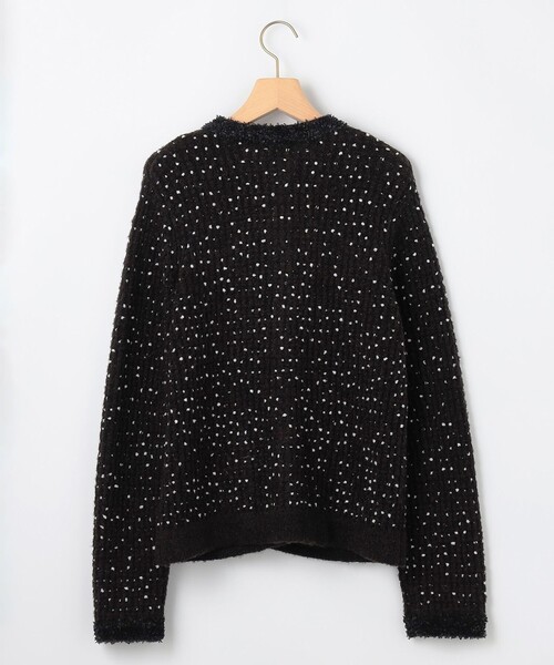 組曲（KUMIKYOKU） カーディガン スノーネップツイード ニット