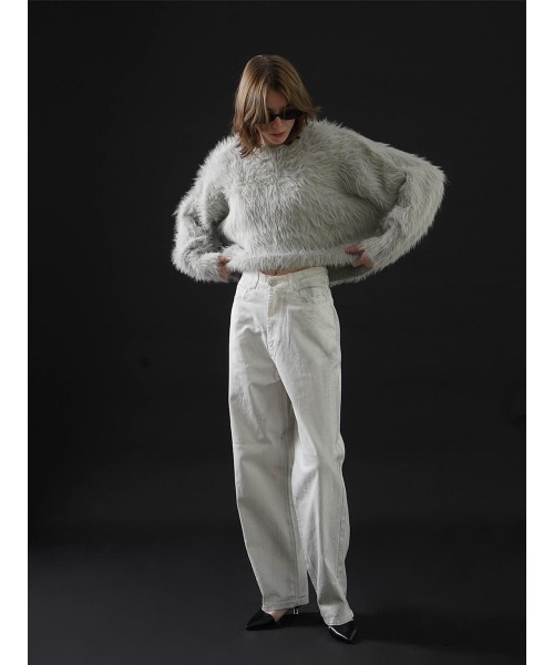ニット セーター SHAGGY KNIT PULLOVER レディース ニット セーター SHAGGY KNIT PULLOVER レディース : ZOZOTOWN