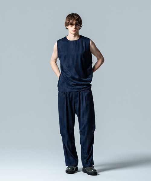 glamb（グラム） シャツ STUNN Sleeveless Shirt / スタンスリーブレス