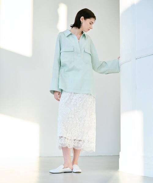 allureville（アルアバイル） スカート メッシュレーススカート