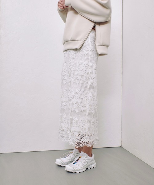 allureville（アルアバイル） スカート メッシュレーススカート