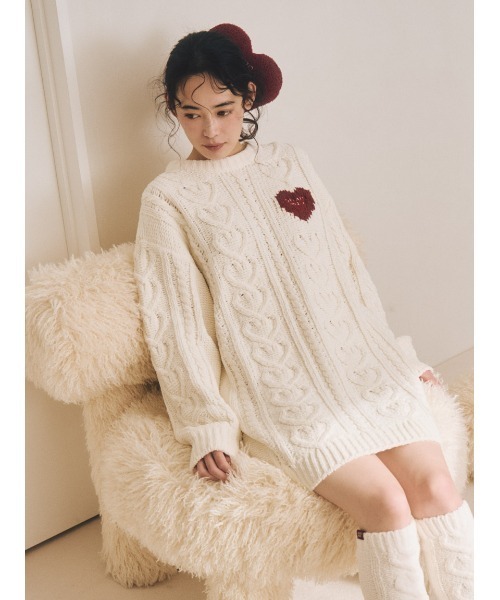 GELATO PIQUE グレー ルームウェア F ヘアバンド ワンピース ワンピース ( レディース)｜ルームウェア・パジャマ通販の