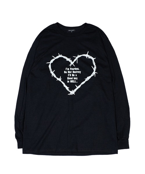 MILKBOY tシャツ DESTROY MY HEART L.S. Tシャツ レディース