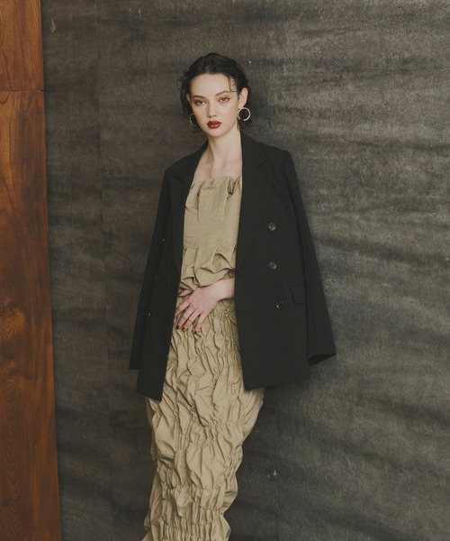 スーツ・フォーマル・ドレス ANDRESD / shirring gather setup dress shirring gather setup dress | ANDRESD