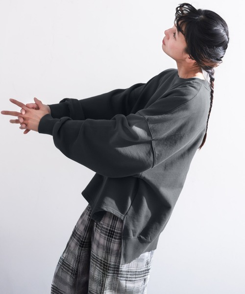 トレーナー スウェット 軽快なキモチのプルオーバー「La Ta Ta」 レディース