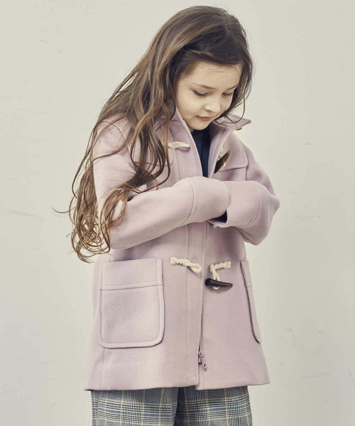 a.v.v（アー・ヴェ・ヴェ） 「KIDS」ダッフルコート 110 ライトブルー