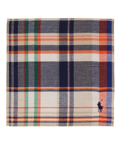 POLO RALPH LAUREN ハンカチ 紳士ガーゼミニタオル 「カラフル