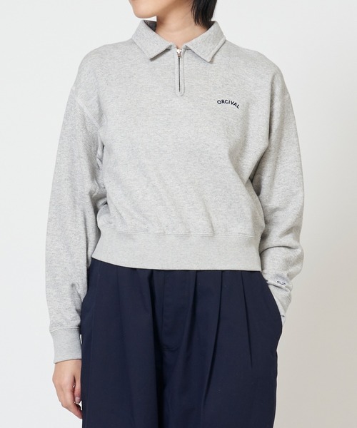 オーシバル　トレーナー ORCIVAL トレーナー スウェット HALF ZIP PULLOVER ハーフ