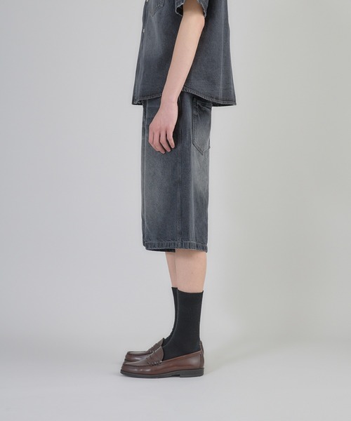 LGBデニムハーフパンツ Regen Glanz パンツ denim half pants/デニムハーフパンツ