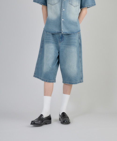 Regen Glanz パンツ denim half pants/デニムハーフパンツ