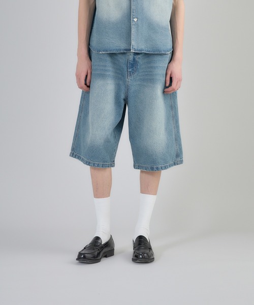 Regen Glanz パンツ denim half pants/デニムハーフパンツ