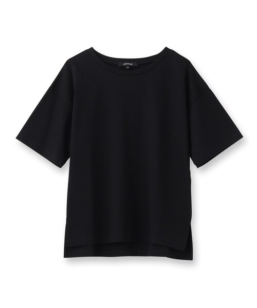 tシャツ 「接触冷感/抗菌防臭/マシンウォッシャブル」クリアスムース Tシャツ レディース UNTITLED tシャツ 「接触冷感/抗菌防臭/マシンウォッシャブル