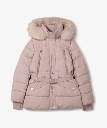 【美品】マイケルコース ベルテッドフォージップ ダウンジャケットXS MICHAEL KORS】ベルテッド フォー ジップ ダウンジャケット (Michael