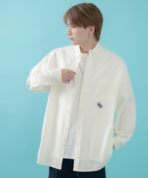 improves（インプローブス） シャツ ブラックレターロゴ ワンポイント